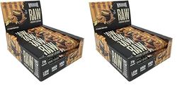 Warrior Raw Protein Flapjacks – 12 Bars x 75g Each – Packed with 20g of Protein – Low Sugar, High in Fibre (Chocolate Peanut Butter) (Pack of 2)