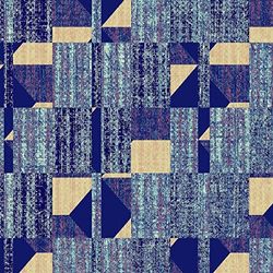 Homemania Tapis Imprimé Noble Stance - Géométrique - Décoration de Maison - Antidérapant - pour Salon, Séjour, Chambre à Coucher - Multicolore en Polyester, Coton, 100 X 150cm