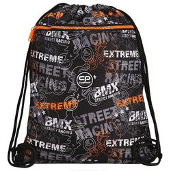 Coolpack Groene BMX sporttas met trekkoord, uniseks, kinderen, eenheidsmaat, Meerkleurig, Eén maat