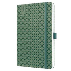 SIGEL J6135 Weekly planner Jolie 2026-1 year - approx. A5 - Natural Green - 2 pages = 1 week - hardcover - 80 gsm - green - 174 p. - FSC-certified