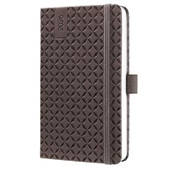SIGEL J6122 Wochenkalender Jolie 2026, ca. A6, braun: Agenda Jolie, Flair, Coffee Brown, Hardcover