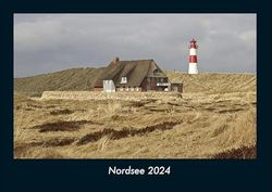 Nordsee 2024 Fotokalender DIN A4: Monatskalender mit Bild-Motiven aus Orten und Städten, Ländern und Kontinenten