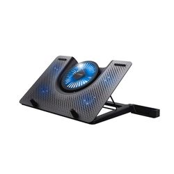 Trust Gaming 23581 Laptop Koeler GXT 1125 Koelstandaard, Cooling Pad, Notebook Stand, 5 Ventilatoren om Overhitting te Voorkomen, Laptops tot 17,3 inch, Verstelbare Kijkhoogte en Hoek