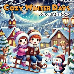 Cozy Winter Days: Coloring Book