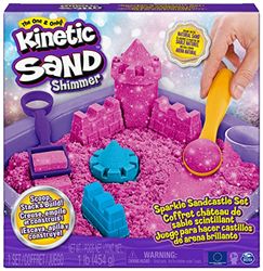 Kinetic Sand Sparkle Sandslott Set - Rosa