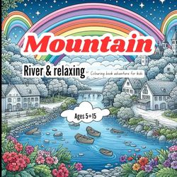Mountain River & relaxing Coloring Book Adventure for Kids*: A Coloring Journey Through Majestic Landscapes