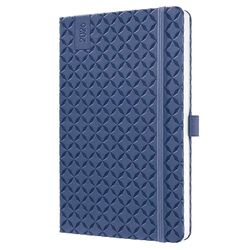SIGEL J6101 Wochenkalender Jolie 2026, ca. A5, blau: Agenda Jolie, Flair, Indigo Blue, Hardcover