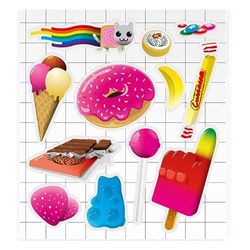 Reflective Berlin K.i.d, Adesivo Riflettente Unisex Adulto, Sweets, Taglia Unica