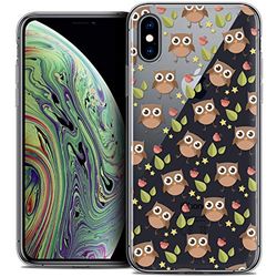 CASEINK fodral för Apple iPhone XS Max (6,5) fodral [kristallgel HD sommarkollektion design uggla - mjuk - ultratunn - tryckt i Frankrike]