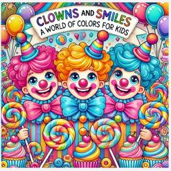 CLOWNS AND SMILES COLORING BOOK FOR KIDS: A Bold and Easy Clown’s World of Color for Kids