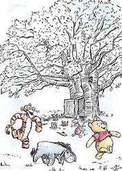 Winnie Pooh Playground – Tamaño: 50 x 70 cm – Comar – Póster, impresión artística (sin marco), Disney