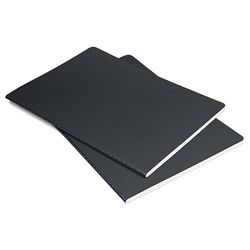 SIGEL LS306 Notizheft Linescape, A5, kariert, dunkelgrau, hellgrau: Notebook Linescape, Neo, Dark Grey / Light Grey, Softcover