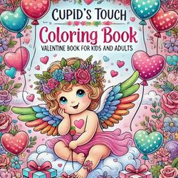 Cupid's Touch coloring book valentine book for kids and Adults: Fun and Relaxing Valentine’s Day Designs for All Ages