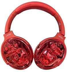 ORLINSKI Cuffie Bluetooth 5.1 Wireless RED, Driver 40mm, Microfono Integrato, Batteria 200mAh, 6 Ore di Autonomia,+ Chiaveta USB 64GB