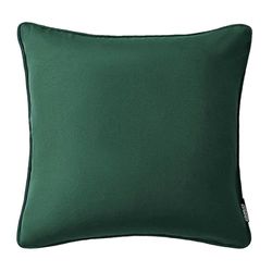 ROOM99 Aura 45 x 45 cm federa decorativa per cuscino, cuscino decorativo, stile moderno, camera da letto, soggiorno, verde bottiglia