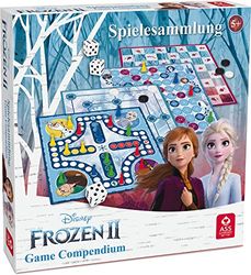 Cartamundi Disney Frozen 2 Games Compendium, Divertiti con 35 giochi tra cui nove Morris maschili, tiranti, Ludo, giochi da tavolo per scale, ottimo regalo per bambini dai 5 anni in su