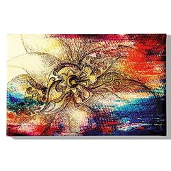 Homemania Wandfoto, abstract, voor woonkamer, slaapkamer, meerkleurig, 45 x 3 x 70 cm, HM20KNV45 x 70 – 274, polyester, hout