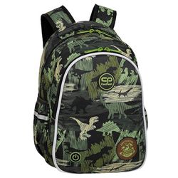 Coolpack F110672, Mochila escolar JIMMY LED ADVENTURE PARK, Green