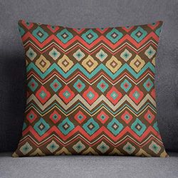 Bonamaison Funda de cojín, Cotton, Multicolor, 45X45