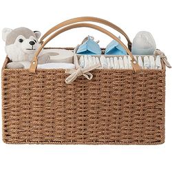 HBlife Organisateur de couches pour bébé avec compartiments Panier de rangement pour couches Cadeau de douche