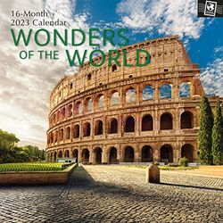 Merveilles du monde - Wunder der Welt 2023-16-Monatskalender : Original Gifted Stationery-Kalender [Mehrsprachig] [Kalender] (Wall-Kalender)