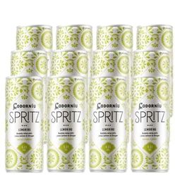 Codorníu Spritz Lemoning, Vino Espumoso con Sabor a Lima Limón y Jengibre, Caja 12 Latas de 25 Cl