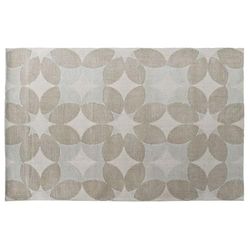 DKD Home Decor Matta Beige Polyester Circlelar (200 x 290 x 0,9 cm)