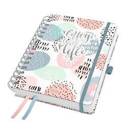SIGEL J6602 Spiral-Kalender Jolie 2026, ca. A5, rosa, grau, mint: Notebook Jolie, Inspire, Rose Inspiration, Hardcover