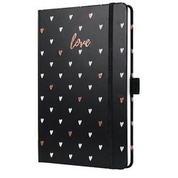 SIGEL J6335 Wochenkalender Jolie 2026, ca. A5, schwarz: Agenda Jolie, Beauty, Dark Love, Hardcover