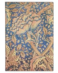 Paperblanks 18 Meses Flexi 2023-2024 Morris Danza del Viento | Horizontal | Midi (125 × 175 mm)