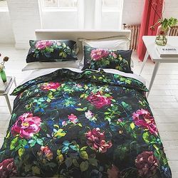 Tryckt påslakan i bomullssatin, gertrude, 200 x 200 cm, Designers Guild