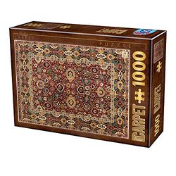 D-Toys Puzzle tappeti pcs Puzzle da 1000 pezzi Vintage Carpet, Multicolore, 76908