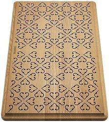 BLANCO 237591 tábua de cortar de madeira, travão, 54,6 L x 26,6 B cm