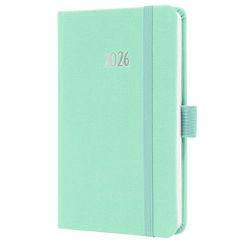 SIGEL J6408 Wochenkalender Jolie 2026, ca. A6, mintgrün: Agenda Jolie, Feel, Mighty Mint, Hardcover