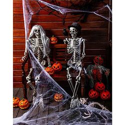 Kråka, ca 23 cm halloween korp dekoration fågel
