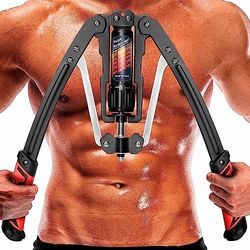 Yes4All Twister - Ejercitador de Brazo – Potencia hidráulica Ajustable de 22 a 440 Libras, expansor de Pecho para el hogar, Equipo de Entrenamiento Muscular de Hombro, fortalecedor de Ejercicio