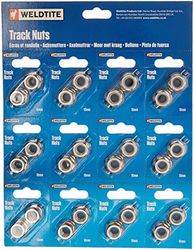 Weldtite Track mor, 24 stycken, svart, 9 mm