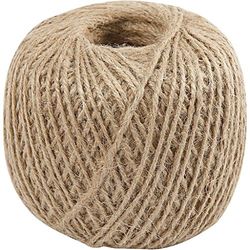 Create Crafts 50333 - corda de linho (2 mm x 180 m), cor bege