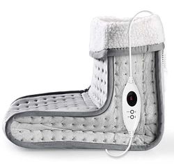 Calientapiés eléctrico suave 100W, ideal para mantener los pies calientes en invierno y proporcionar comodidad en el hogar.