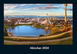 München 2024 Fotokalender DIN A4: Monatskalender mit Bild-Motiven aus Orten und Städten, Ländern und Kontinenten