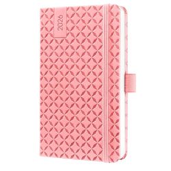 SIGEL J6110 Wochenkalender Jolie 2026, ca. A6, rosa: Agenda Jolie, Flair, Rose Pink, Hardcover