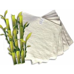 Lot de 10 lingettes lavables bambou