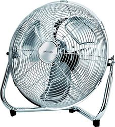 MPM MWP-04 Ventilateur de sol en acier inoxydable 60 W Argenté