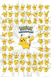 empireposter Pokemon-Pikachu-Anime spel affisch storlek 61 x 91,5 cm, papper, färgglad, 91,5 x 61 x 0,14 cm