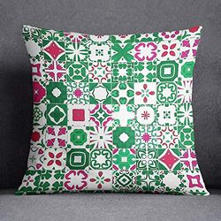 Bonamaison Funda de cojín, Cotton, Multicolor, 45X45