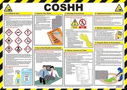 Safety First Aid Group A704T Coshh Awareness Poster, 59 x 42 cm