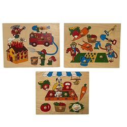Italveneta Didattica - Puzzel werken hout, 0269