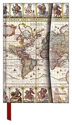NEUMANN - Agenda Settimanale Magneto 2024, 10x15 cm, ANTIQUE MAPS