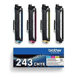 Brother TN-243CMYK — Pack med 4 toner (svart, cyan, magenta, gul), varaktighet 1 000 Enligt ISO/IEC 19798