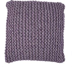 Mood collection Dominque Print Standard-Cojín (45 x 45 cm), Poliéster, Morado/Pebble, Talla única